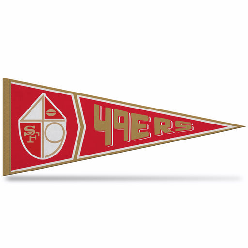 San Francisco 49ers Soft Felt 12X30 Pennant