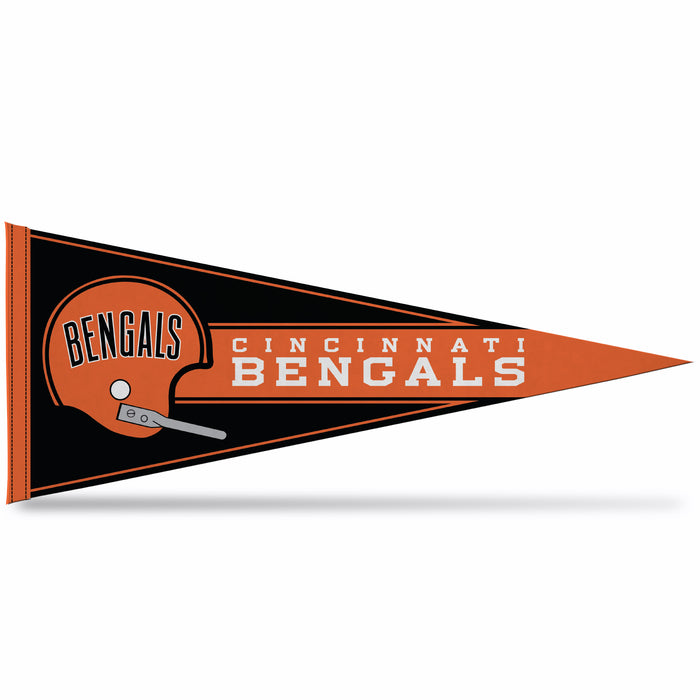 Cincinnati Bengals Soft Felt 12X30 Pennant