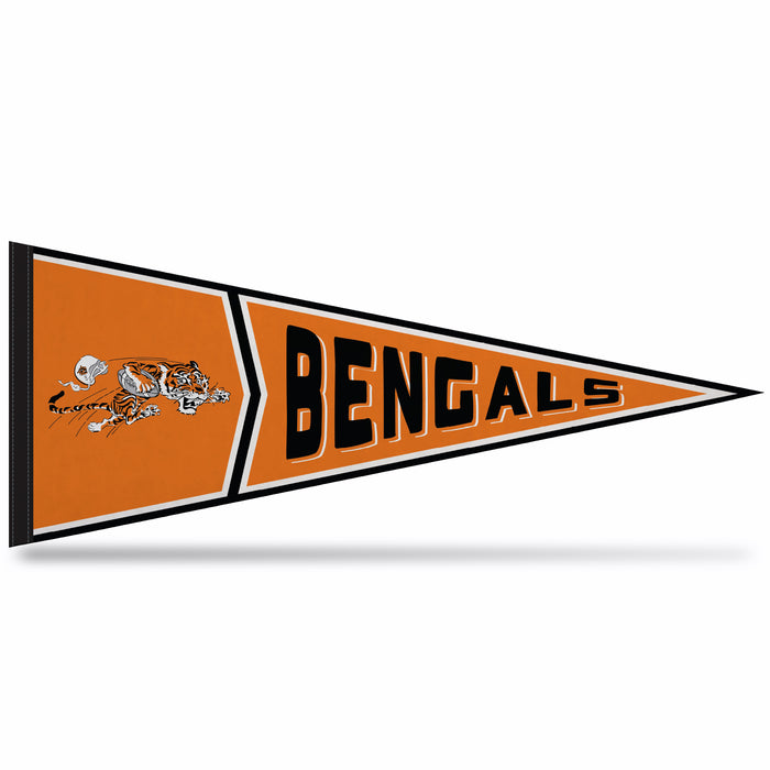 Cincinnati Bengals Soft Felt 12X30 Pennant
