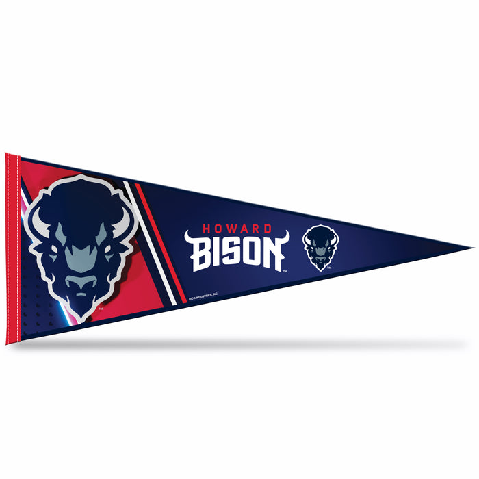 Howard University Soft Felt 12X30 Pennant