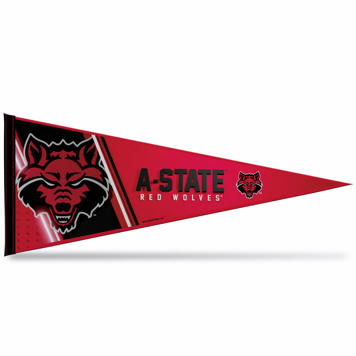 Arkansas State Red Wolves Soft Felt 12X30 Pennant