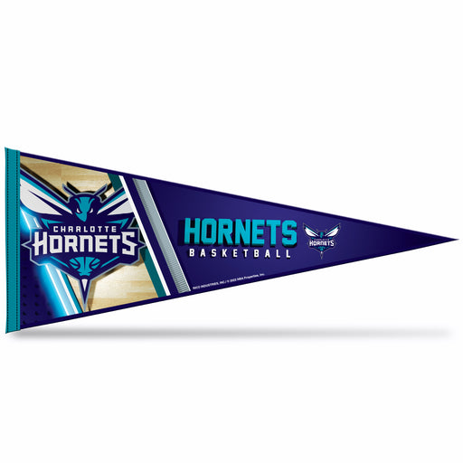 Charlotte Hornets Soft Felt 12X30 Pennant