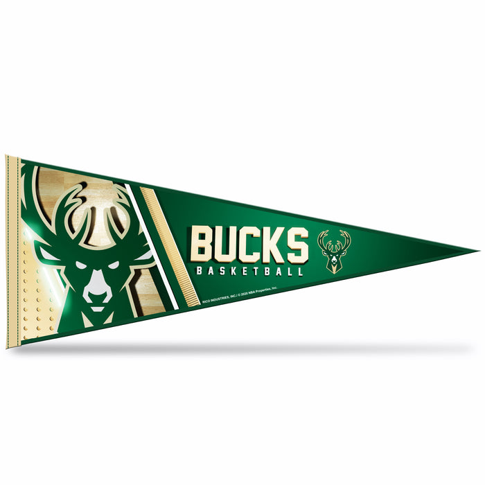 Milwaukee Bucks Soft Felt 12X30 Pennant