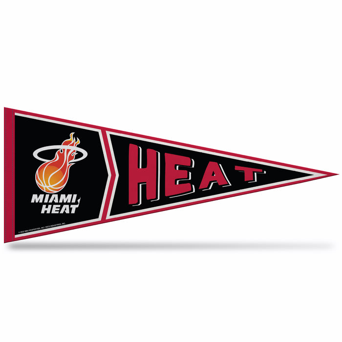 Miami Heat Soft Felt 12X30 Pennant