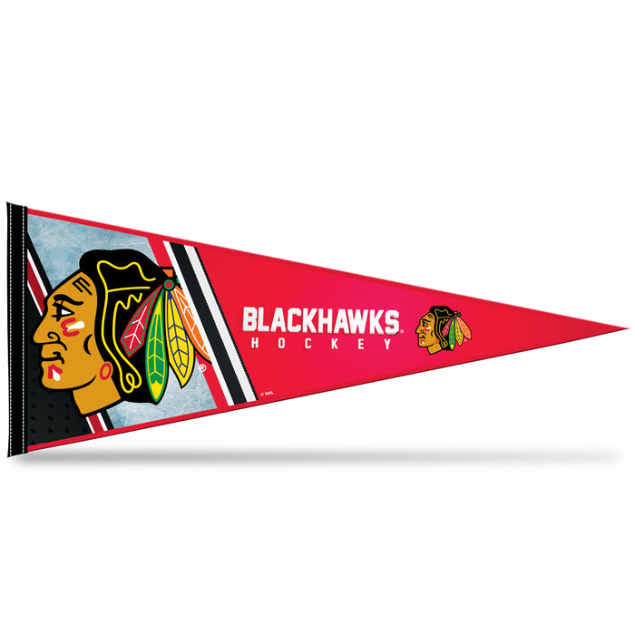 Chicago Blackhawks Soft Felt 12X30 Pennant