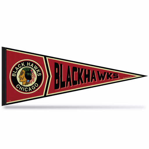 Chicago Blackhawks Soft Felt 12X30 Pennant