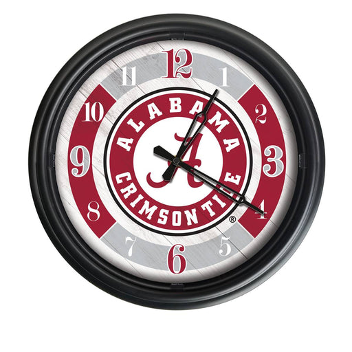 University of Alabama (Script A)  Indoor/Outdoor LED Wall Clock
