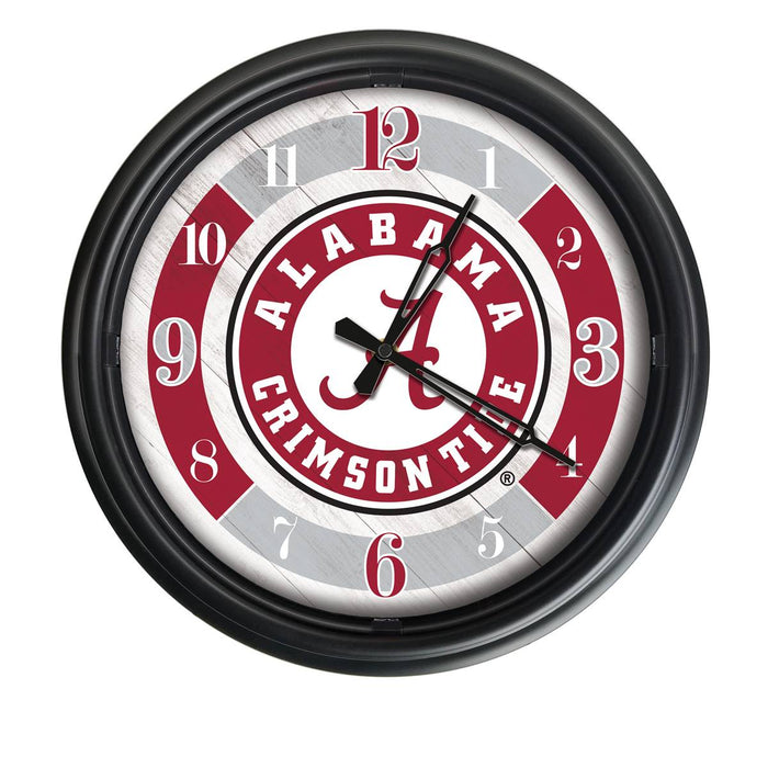 University of Alabama (Script A)  Indoor/Outdoor LED Wall Clock