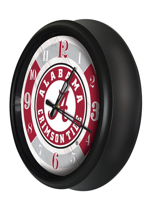 University of Alabama (Script A)  Indoor/Outdoor LED Wall Clock