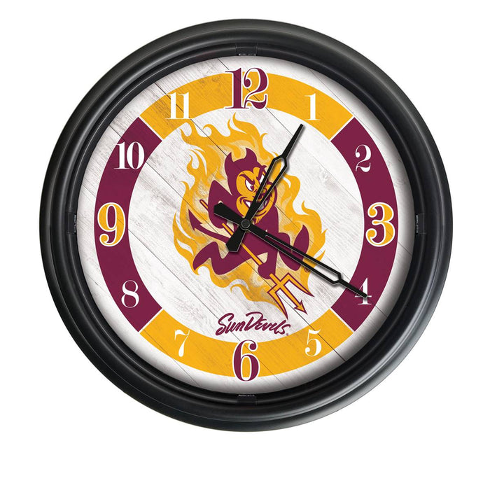 Arizona State University (Sparky) Indoor/Outdoor LED Wall Clock