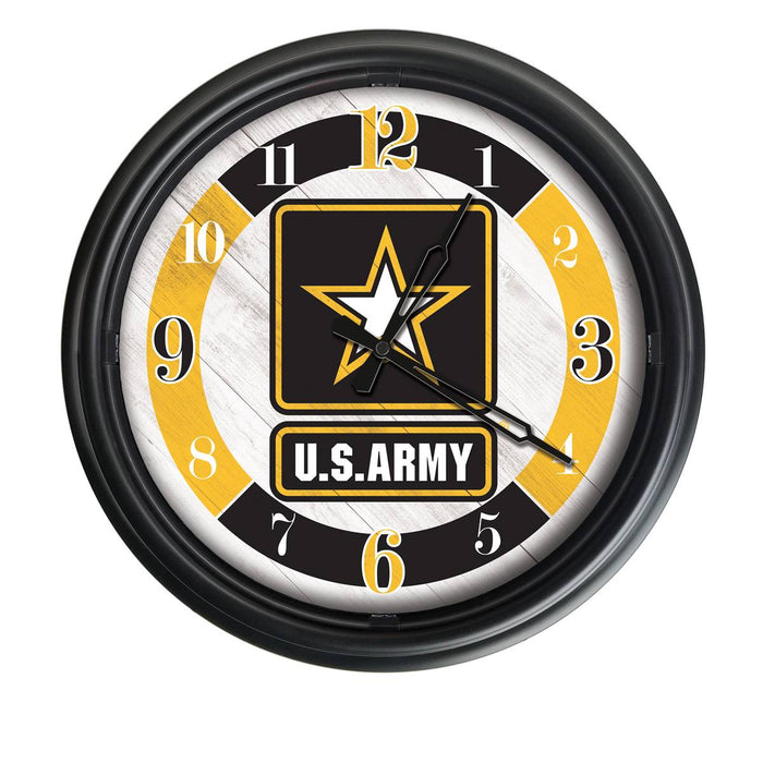 United States Army Indoor/Outdoor LED Wall Clock