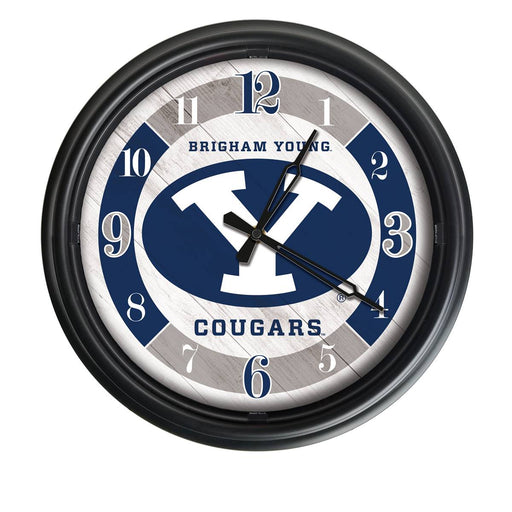Brigham Young University Indoor/Outdoor LED Wall Clock