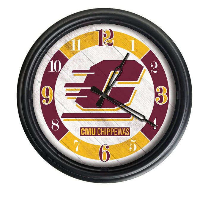 Central Michigan University Indoor/Outdoor LED Wall Clock