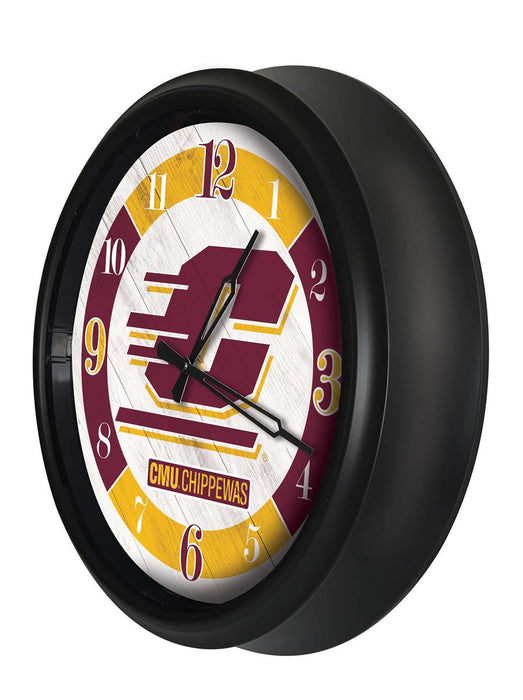 Central Michigan University Indoor/Outdoor LED Wall Clock