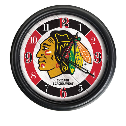 Chicago Blackhawks Indoor/Outdoor LED Wall Clock