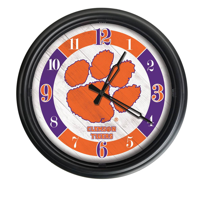 Clemson Indoor/Outdoor LED Wall Clock