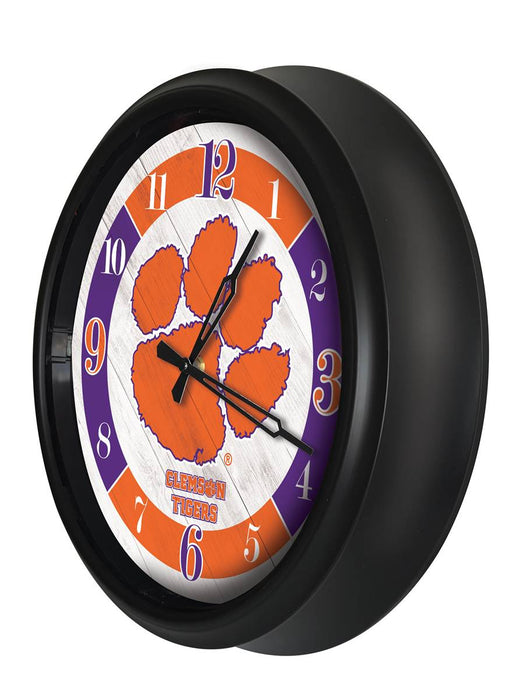 Clemson Indoor/Outdoor LED Wall Clock