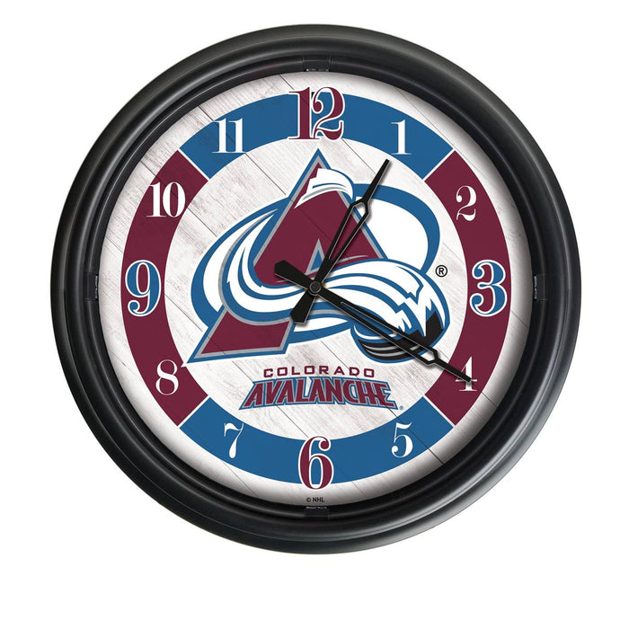Colorado Avalanche Indoor/Outdoor LED Wall Clock