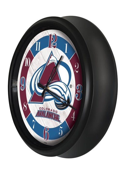 Colorado Avalanche Indoor/Outdoor LED Wall Clock