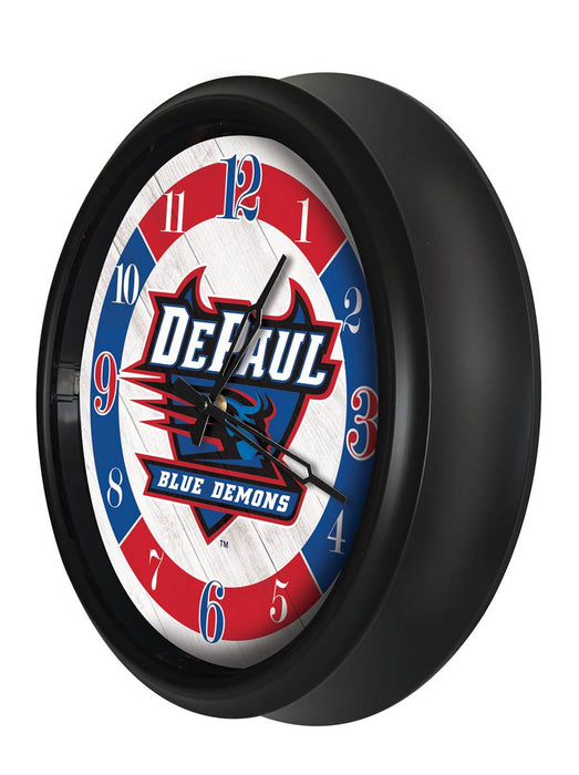DePaul University Indoor/Outdoor LED Wall Clock