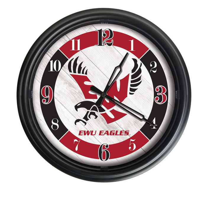 Eastern Washington University Indoor/Outdoor LED Wall Clock