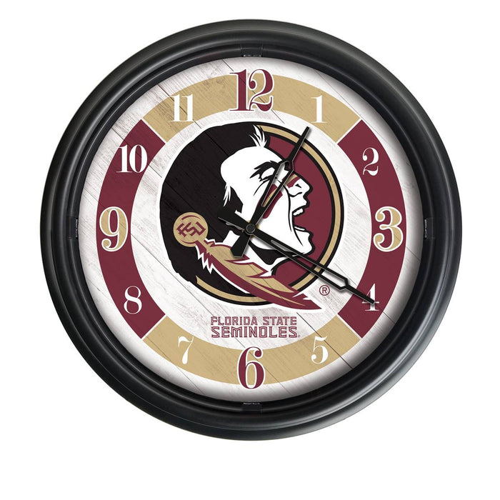 Florida State (Head) Indoor/Outdoor LED Wall Clock