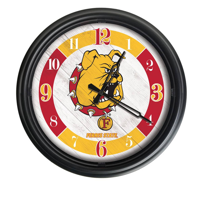 Ferris State University Indoor/Outdoor LED Wall Clock