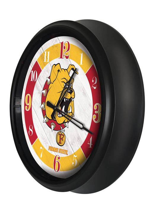 Ferris State University Indoor/Outdoor LED Wall Clock