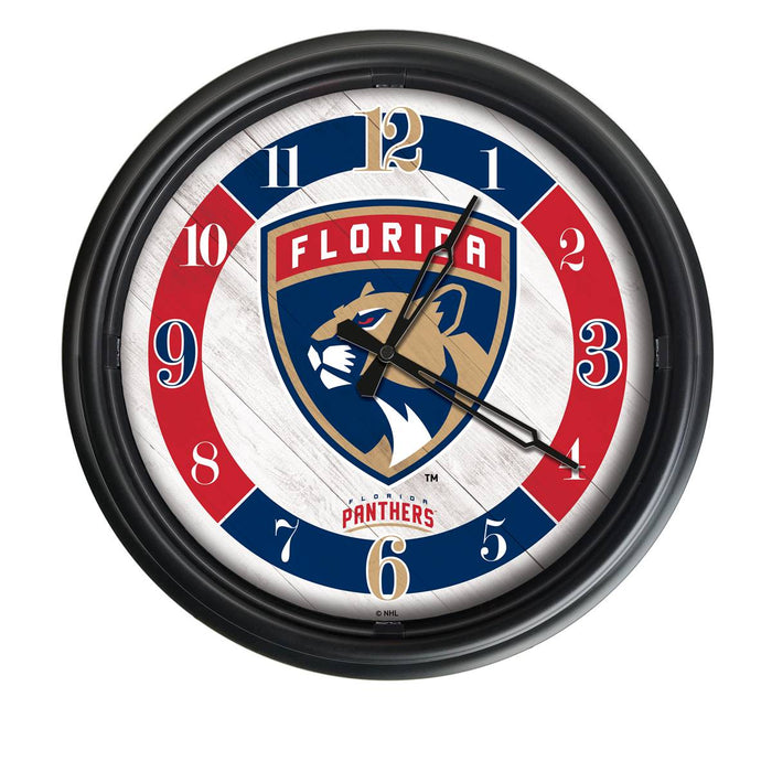 Florida Panthers Indoor/Outdoor LED Wall Clock