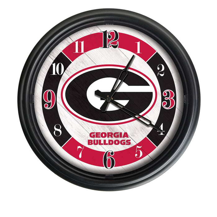 University of Georgia (G)  Indoor/Outdoor LED Wall Clock