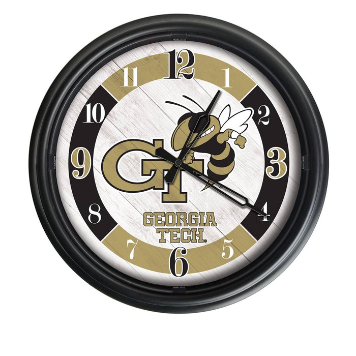 Georgia Tech Indoor/Outdoor LED Wall Clock