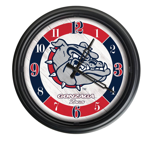 Gonzaga Indoor/Outdoor LED Wall Clock