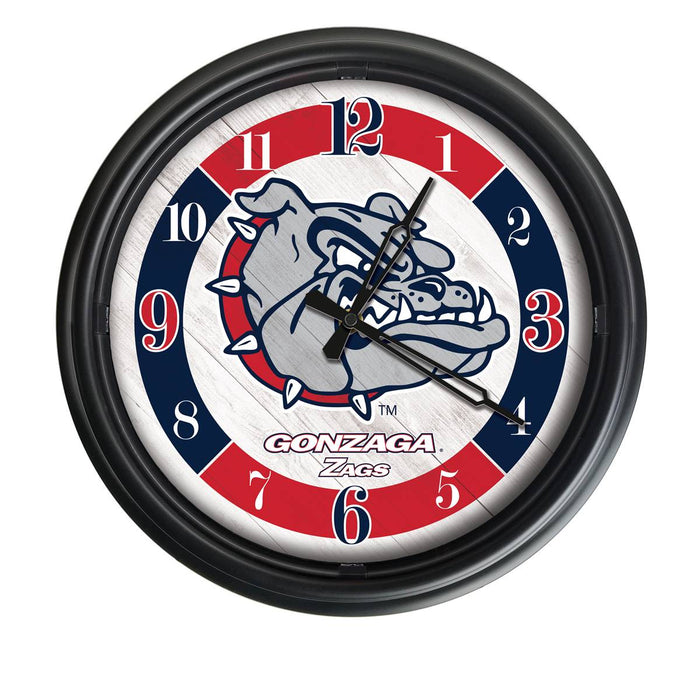 Gonzaga Indoor/Outdoor LED Wall Clock