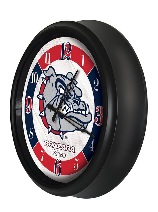 Gonzaga Indoor/Outdoor LED Wall Clock