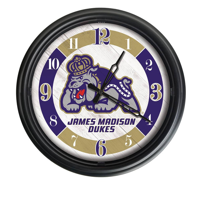 James Madison University Indoor/Outdoor LED Wall Clock