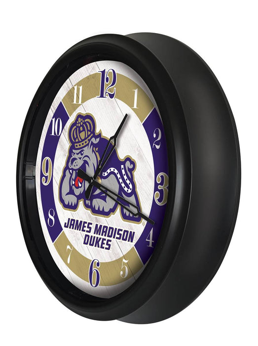 James Madison University Indoor/Outdoor LED Wall Clock