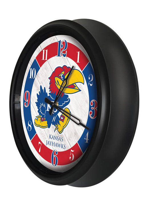University of Kansas Indoor/Outdoor LED Wall Clock