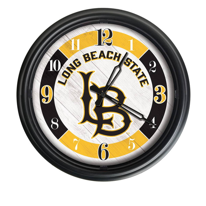 Long Beach State University Indoor/Outdoor LED Wall Clock