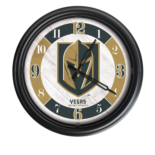 Vegas Golden Knights Indoor/Outdoor LED Wall Clock