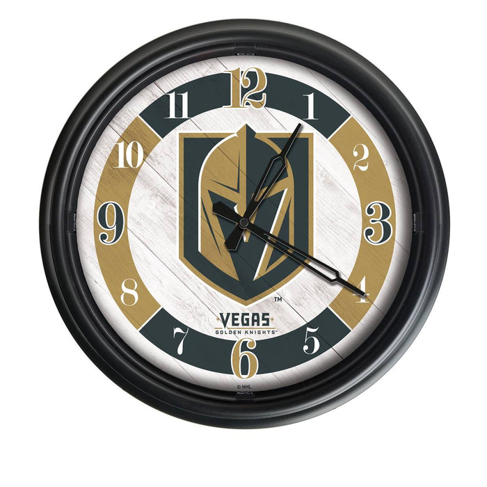 Vegas Golden Knights Indoor/Outdoor LED Wall Clock