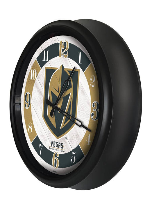 Vegas Golden Knights Indoor/Outdoor LED Wall Clock