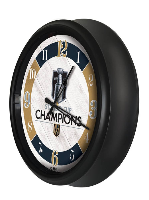 Vegas Golden Knights - 2023 Stanley Cup  Indoor/Outdoor LED Wall Clock