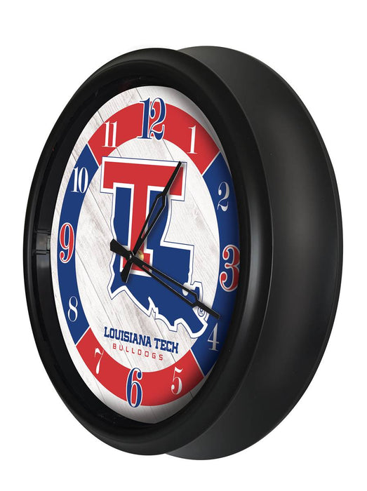Louisiana Tech University Indoor/Outdoor LED Wall Clock