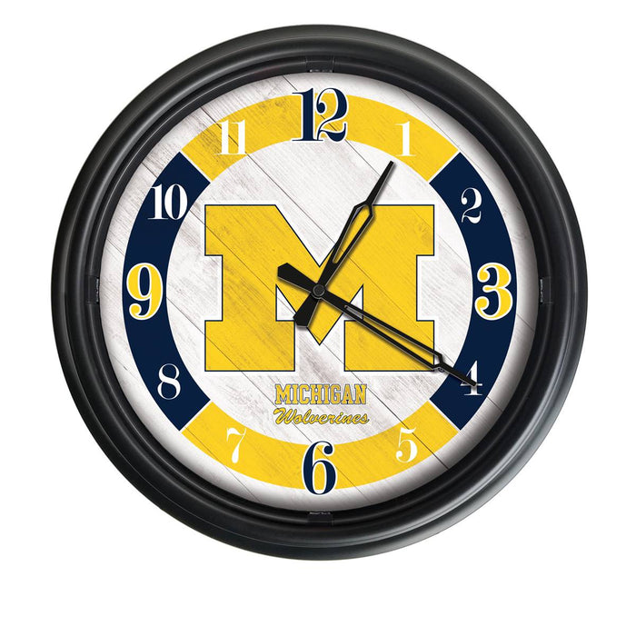 University of Michigan Indoor/Outdoor LED Wall Clock