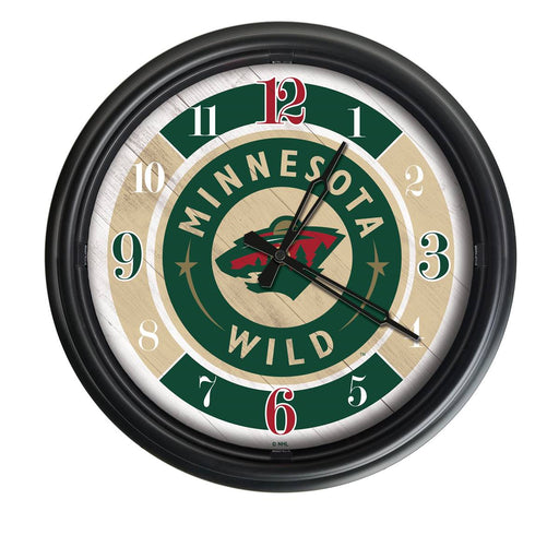 Minnesota Wild Indoor/Outdoor LED Wall Clock