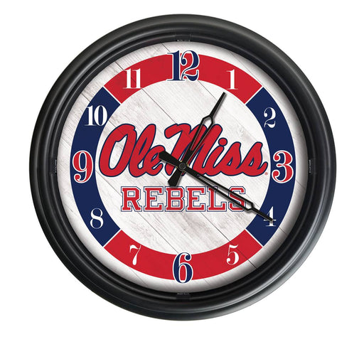 University of Mississippi Indoor/Outdoor LED Wall Clock
