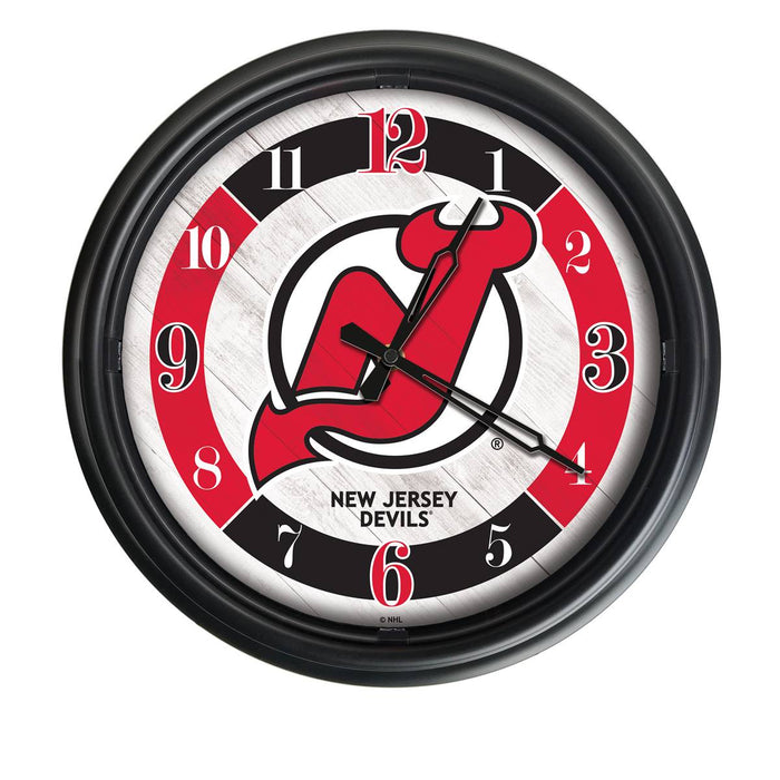 New Jersey Devils Indoor/Outdoor LED Wall Clock