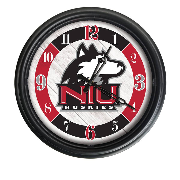 University of Northern Illinois Indoor/Outdoor LED Wall Clock