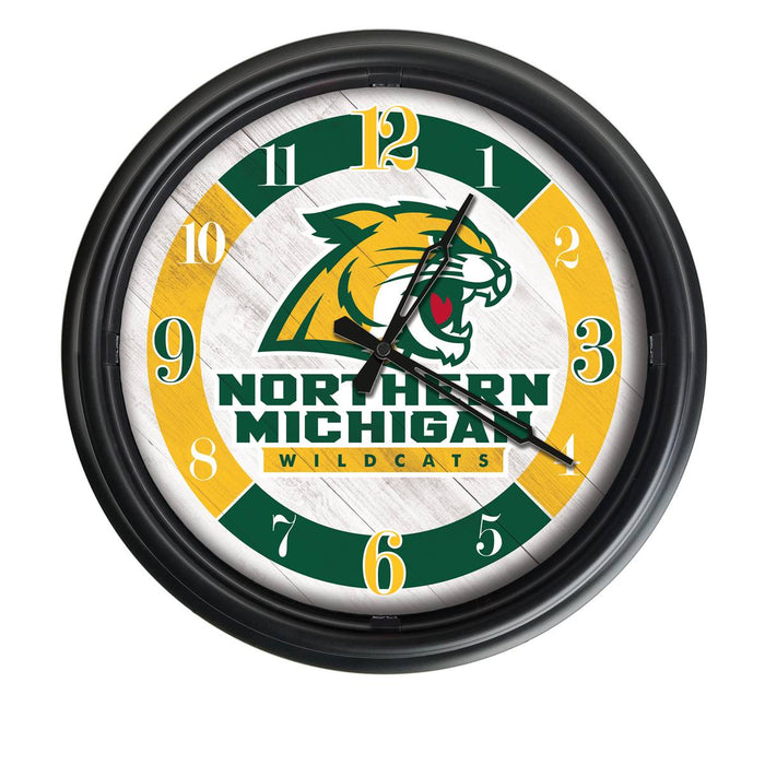 Northern Michigan University Indoor/Outdoor LED Wall Clock