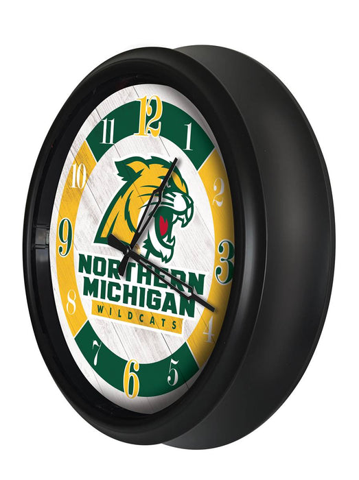 Northern Michigan University Indoor/Outdoor LED Wall Clock